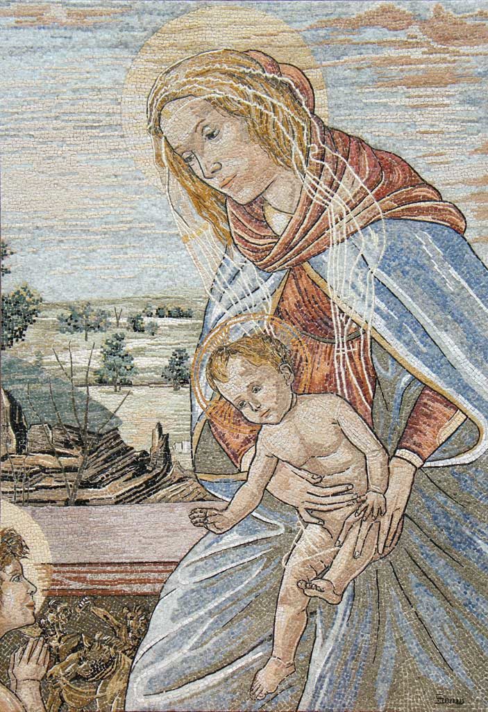 Madonna con Bimbo e san Giovannino del Botticelli