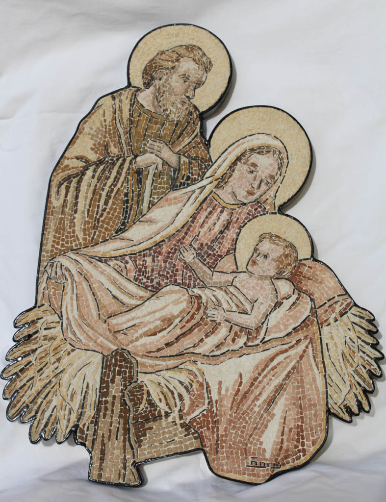 Natività con cornice in ferro / Nativity with iron frame